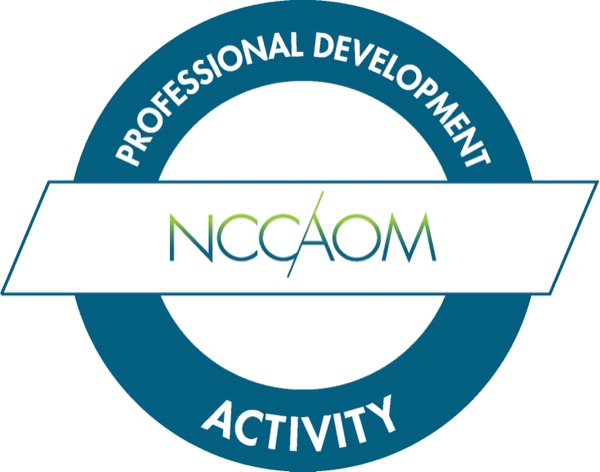 NCCAOM Professional Development Activity — approved course